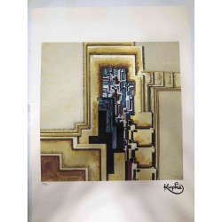 František Kupka Litografická ofsetová souprava 50x70 cm certifikovaná