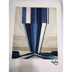 František Kupka Litografická ofsetová souprava 50x70 cm certifikovaná