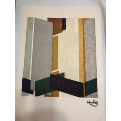 František Kupka Litografická ofsetová souprava 50x70 cm certifikovaná