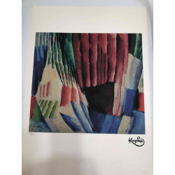 Frantisek Kupka Lithografie off set 50x70 cm gecertificeerd