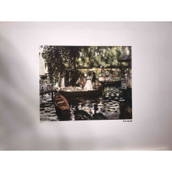 Claude Monet litho off set 50x70 cm
