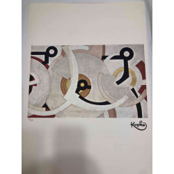 František Kupka Litografická ofsetová souprava 50x70 cm certifikovaná