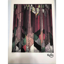 František Kupka Litografická ofsetová souprava 50x70 cm certifikovaná
