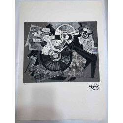 František Kupka Litografická ofsetová souprava 50x70 cm certifikovaná