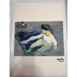 Frantisek Kupka Lithografie off set 50x70 cm gecertificeerd