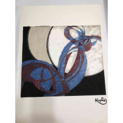František Kupka Litografická ofsetová souprava 50x70 cm certifikovaná