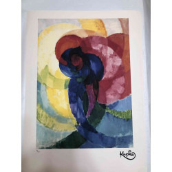 Frantisek Kupka Lithografie off set 50x70 cm gecertificeerd
