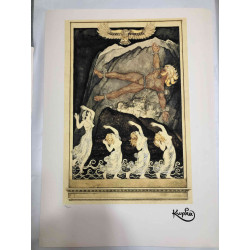 František Kupka Litografická ofsetová souprava 50x70 cm certifikovaná
