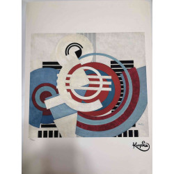 Frantisek Kupka Lithografie off set 50x70 cm gecertificeerd
