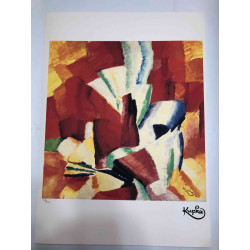 Frantisek Kupka Lithografie off set 50x70 cm gecertificeerd