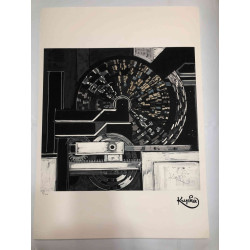 Frantisek Kupka Lithografie off set 50x70 cm gecertificeerd