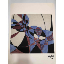 Frantisek Kupka Lithografie off set 50x70 cm gecertificeerd