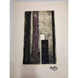 František Kupka Litografická ofsetová souprava 50x70 cm certifikovaná