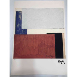 Frantisek Kupka Lithografie off set 50x70 cm gecertificeerd