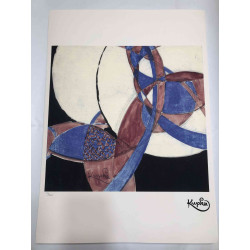 František Kupka Litografická ofsetová souprava 50x70 cm certifikovaná