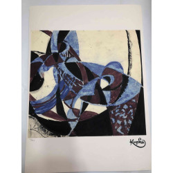 František Kupka Litografická ofsetová souprava 50x70 cm certifikovaná