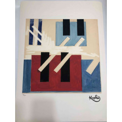 František Kupka Litografická ofsetová souprava 50x70 cm certifikovaná