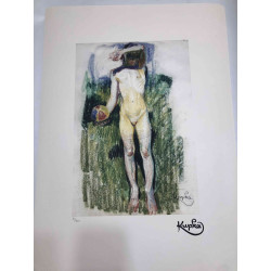František Kupka Litografická ofsetová souprava 50x70 cm certifikovaná