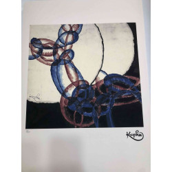 František Kupka Litografická ofsetová souprava 50x70 cm certifikovaná