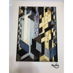 František Kupka Litografická ofsetová souprava 50x70 cm certifikovaná