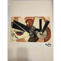 František Kupka Litografická ofsetová souprava 50x70 cm certifikovaná