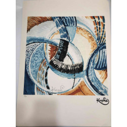 František Kupka Litografická ofsetová souprava 50x70 cm certifikovaná