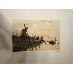 Claude Monet litho off set 50x70 cm