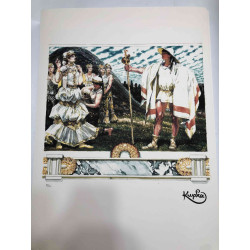 Frantisek Kupka Lithografie off set 50x70 cm gecertificeerd