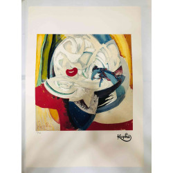 Frantisek Kupka Lithografie off set 50x70 cm gecertificeerd
