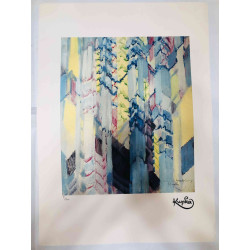 František Kupka Litografická ofsetová souprava 50x70 cm certifikovaná
