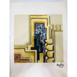 František Kupka Litografická ofsetová souprava 50x70 cm certifikovaná