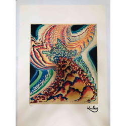 František Kupka Litografická ofsetová souprava 50x70 cm certifikovaná