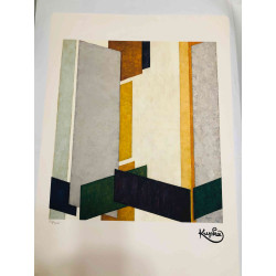 František Kupka Litografická ofsetová souprava 50x70 cm certifikovaná