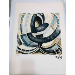 František Kupka Litografická ofsetová souprava 50x70 cm certifikovaná