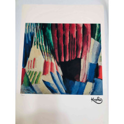 František Kupka Litografická ofsetová souprava 50x70 cm certifikovaná