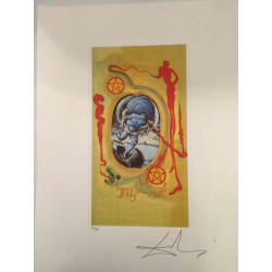 Salvador Dali Tarot serie Lithografie off set 50x70 cm gecertificeerd