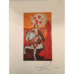Salvador Dali Tarot serie Lithografie off set 50x70 cm gecertificeerd