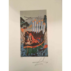 Salvador Dali Tarot serie Lithografie off set 50x70 cm gecertificeerd