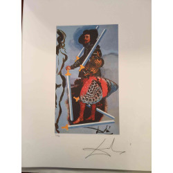 Litografia da série Salvador Dali Tarot off set 50x70 cm certificada