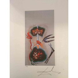 Litografia da série Salvador Dali Tarot off set 50x70 cm certificada