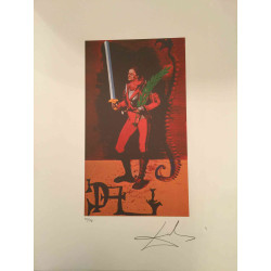 Salvador Dali Tarot serie Lithografie off set 50x70 cm gecertificeerd