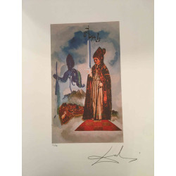 Salvador Dali Tarot serie Lithografie off set 50x70 cm gecertificeerd