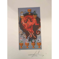 Salvador Dali Tarot serie Lithografie off set 50x70 cm gecertificeerd