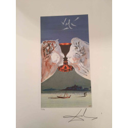 Litografia da série Salvador Dali Tarot off set 50x70 cm certificada
