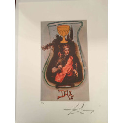 Litografia da série Salvador Dali Tarot off set 50x70 cm certificada