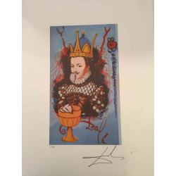 Salvador Dali Serie Tarot Litografía off set 50x70 cm certificada