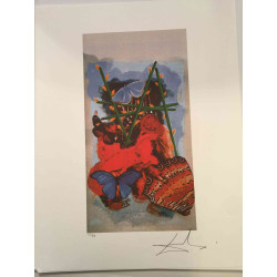 Salvador Dali Tarot serie Lithografie off set 50x70 cm gecertificeerd
