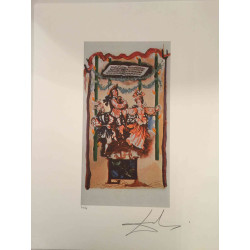 Salvador Dali Serie Tarot Litografía off set 50x70 cm certificada