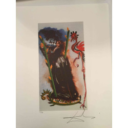 Salvador Dali Serie Tarot Litografía off set 50x70 cm certificada