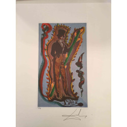 Salvador Dali Tarot serie Lithografie off set 50x70 cm gecertificeerd